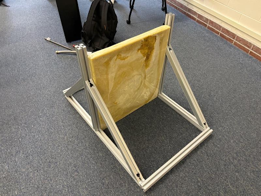 Completed physical WECDesal prototype